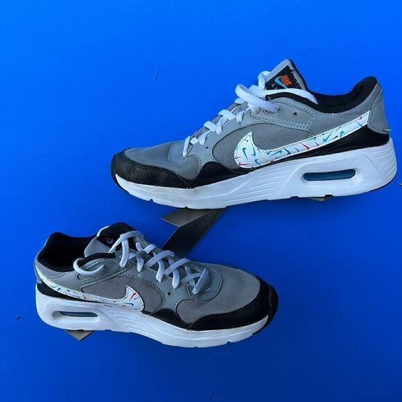 Size 7Y Nike Air Max SC (GS) Particle Grey/Multi-Color Confetti DM7592-001 Youth - Picture 3 of 6